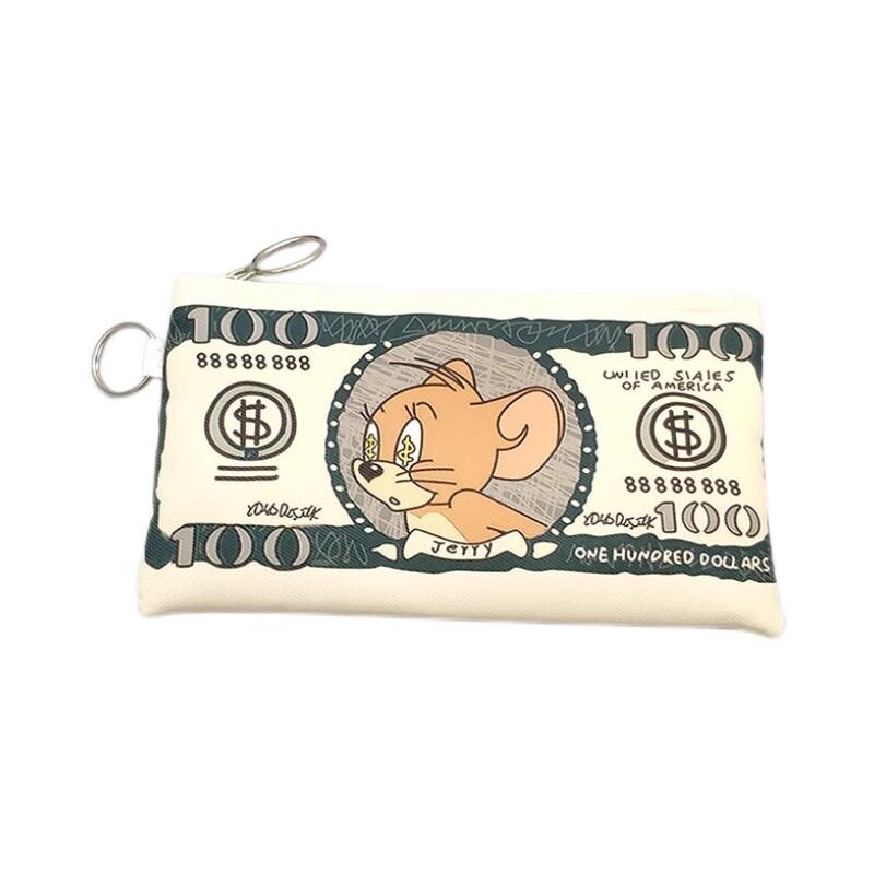 猫和老鼠大容量钱包ins汤姆猫杰瑞初高中小学生高颜值男女孩小众