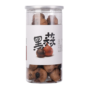 善芝林山东黑大蒜零食发酵黑蒜头即食黑蒜独头实惠装出口级+