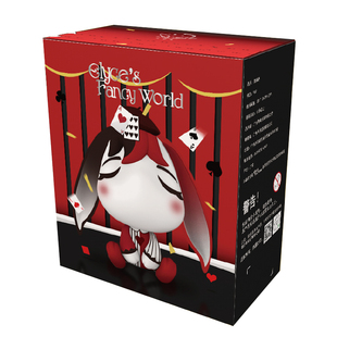 埃莉诗迷你兔子儿童桌面车载装饰摆件扑克王国潮玩盲盒