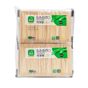 双头竹牙签牙齿清洁牙线棒2400支