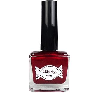 车厘子指甲油酒红色防水持久不可剥免烤快干不掉色无毒手脚指美甲