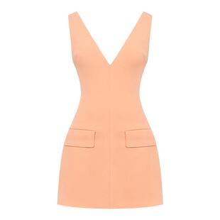 House of CB 百搭休闲冰糕深V领连衣裙Olympia
