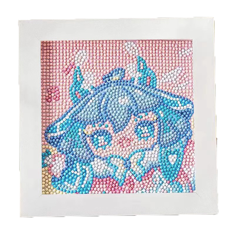 蛋仔派对钻石画满钻点钻画手工儿童diy玩具女孩钻石贴画材料包砖