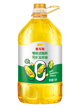 金龙鱼零反式脂肪鲜胚玉米油5L