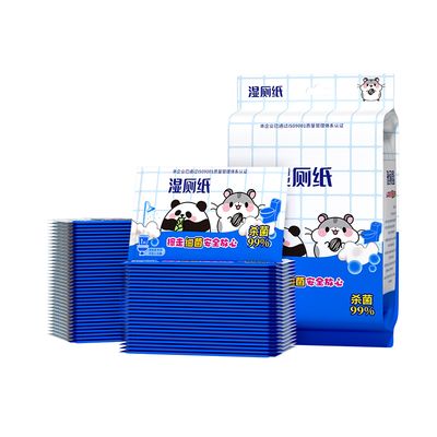 湿厕纸便携小包独立装迷你可冲马桶男士女士专用厕所湿厕纸外出