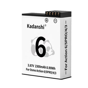 适用DJI大疆Action6/5pro/4冷极电池长续航Osmo运动相机充电器池