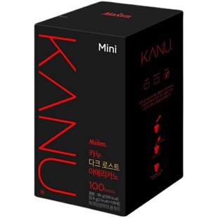 韩国直邮麦馨卡奴kanu美式纯咖啡深度中度烘焙速溶无糖低卡多口味