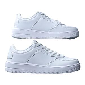 鸿星尔克小白鞋女板鞋皮面运动鞋