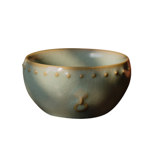 问鼎汝窑甲辰战鼓杯开片主人杯个人茶杯景德镇陶瓷功夫茶具礼盒装