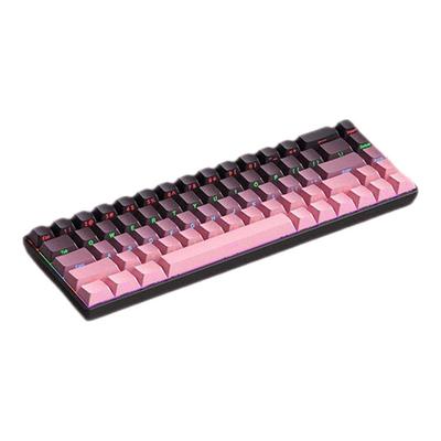 F68单模机械键盘全键无冲有线便携笔记本电脑办公游戏青轴红轴