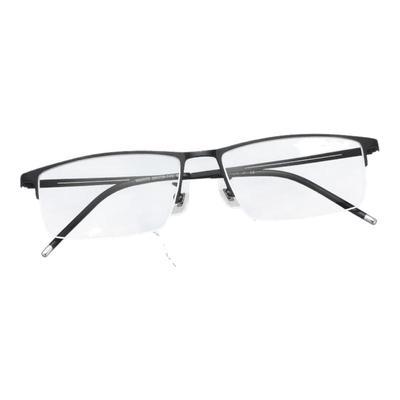 依视路镜片钛架半框近视眼镜框