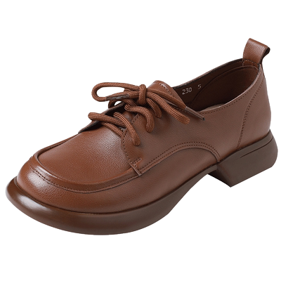 真皮软底妈妈鞋休闲皮鞋大码女鞋