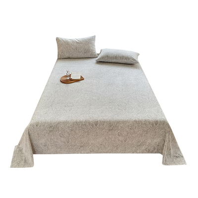 红豆冬季加绒牛奶绒床单三件套