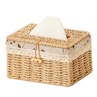 纸巾盒子家用茶几纸巾收纳盒客厅桌面卷纸抽纸盒创意餐桌餐巾纸盒