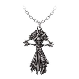 Alchemy Gothic P963 A牌哥特朋克原创骷髅稻草人暗黑系男项链