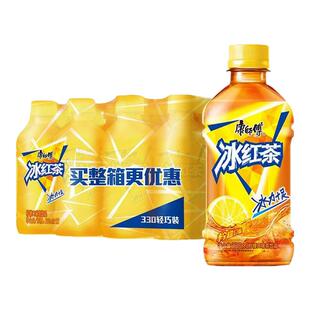 康师傅冰红茶330ml*24瓶饮料冰糖雪梨蜂蜜柚子茉莉蜜茶果饮品批发