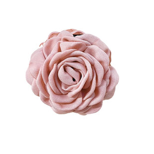 花朵发夹玫瑰花抓夹女头花头饰发饰2026新款高级感大号大花鲨鱼夹