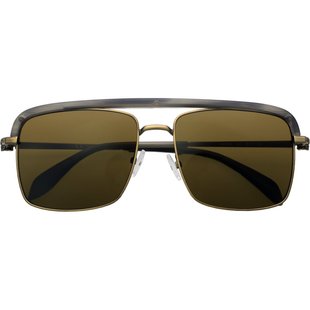 Alexander Mcqueen麦昆墨镜男女方框双梁飞行员开车太阳镜AM0258S