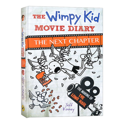 英文原版 精装 The Wimpy Kid Movie Diary The Next Chapter 小鬼日记 儿童章节书 桥梁书 小屁孩日记 英文版 进口英语原版书籍