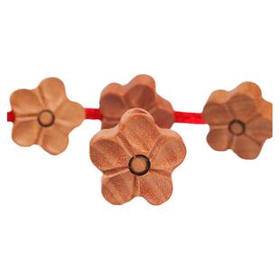 雕刻桃木桃核桃蓝梅花小孩挂件桃胡桃木刀剑斧子串珠手工diy材料