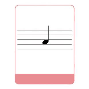 钢琴五线谱识谱神器小提琴识谱卡音符卡片教具认音卡识记认谱