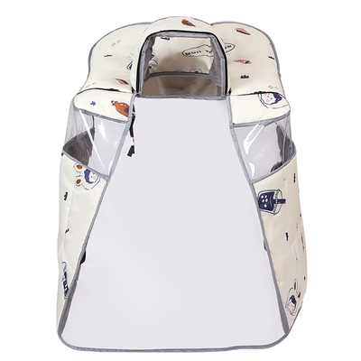 环视透明冬款加绒加厚亲子全包款