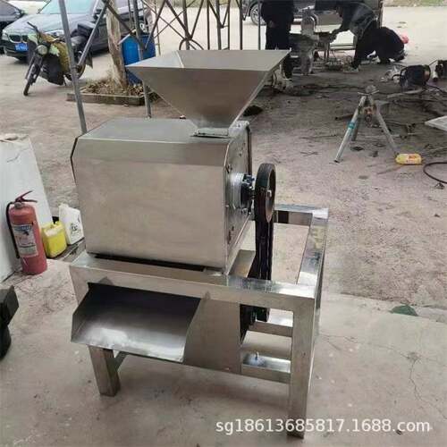 山楂糕使用不锈钢打浆机 樱桃红枣红豆食品去籽去皮打浆设备