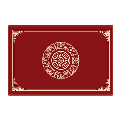 红色室外蹭土客厅大门口脚踏垫