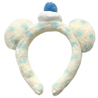 可爱毛绒樱桃小熊耳朵发箍