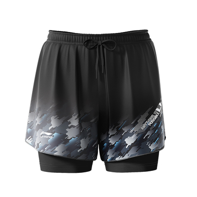 李宁沙滩裤速干透气双层内衬