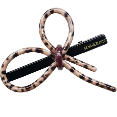 韩国进口AZ糖果色丝带蝴蝶结发夹