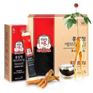 【自营】韩国正官庄6年根ET高丽参人参浓缩液补气血效期至26年8月