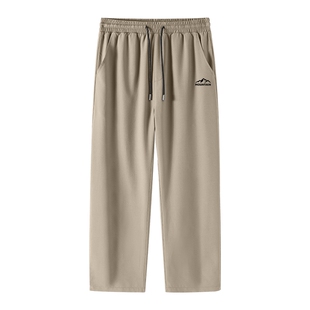 班尼路S&K冰丝休闲裤子男款夏季薄款凉感运动速干青少年直筒长裤A