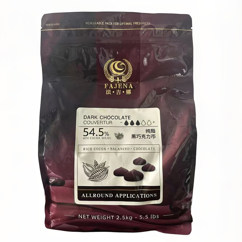 法吉娜可可脂烘焙巧克力2.5kg