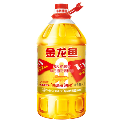 金龙鱼黄金比例食用调和油炒菜