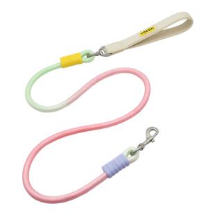 狗狗牵引绳狗链子小中大型犬柯基柴犬金毛牵狗绳项圈遛狗绳防打结