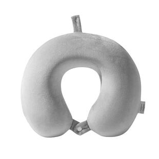 纯色记忆棉U型枕收纳盒办公趴睡旅行护颈枕飞机坐车午睡u形枕头