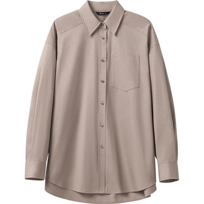 【播奥莱】播 bo 商场同款衬衫女24冬新宽松上衣BDR4CD2510