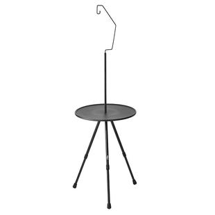 原始人户外折叠桌子便携式铝合金小圆桌可升降露野营桌椅装备用品