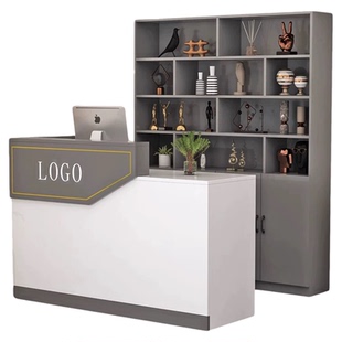 餐厅吧台收银台酒柜一体现代简约餐饮店饭店超市便利店烟酒柜组合