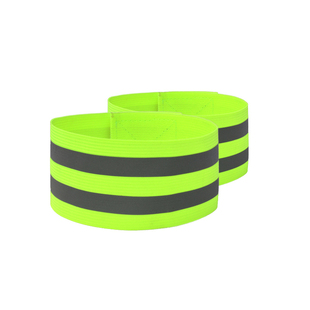 反光束裤带手臂安全反光带夜跑反光条自行车束裤带裤腿绑带绑腿带