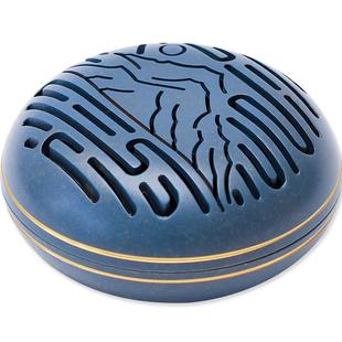 青沉仿古香炉中式纯铜镂空盘香盒子圆形车载香薰炉沉檀香炉点香器