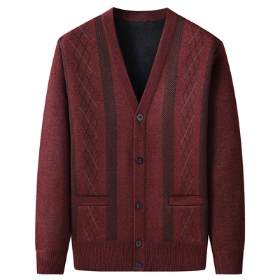 【全身加绒】中老年人毛衣开衫