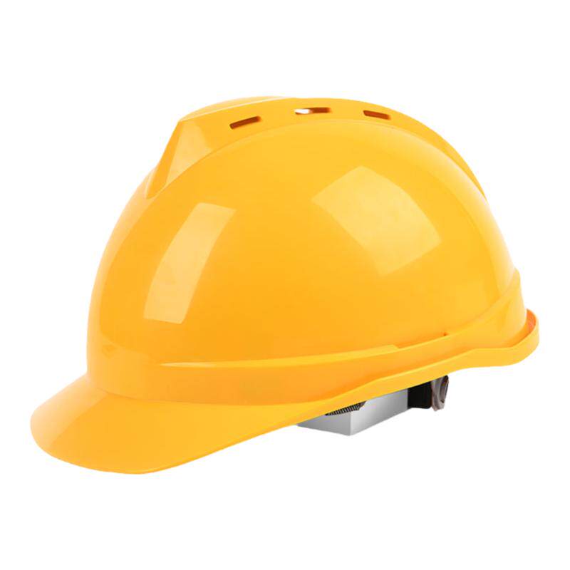 得力工具安全帽定制工地国标加厚建筑工程工头领导盔劳保防护帽子
