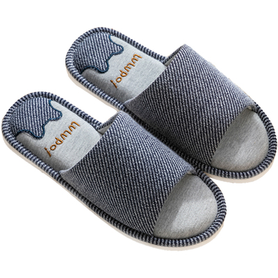 四季日式布艺防臭棉麻拖鞋