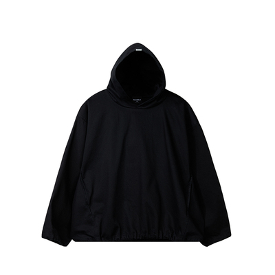 SLAMBLECLO.男斜纹布帽衫卫衣