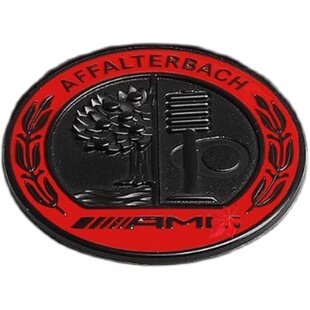 适用奔驰车标贴GLB35改装AMG后车标苹果树数字母侧标装饰改装尾标