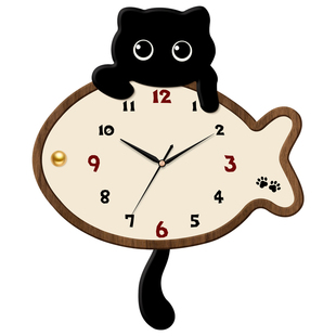 创意钟表挂墙新款时钟摇摆日历石英钟简约客厅挂钟餐厅挂表免打孔