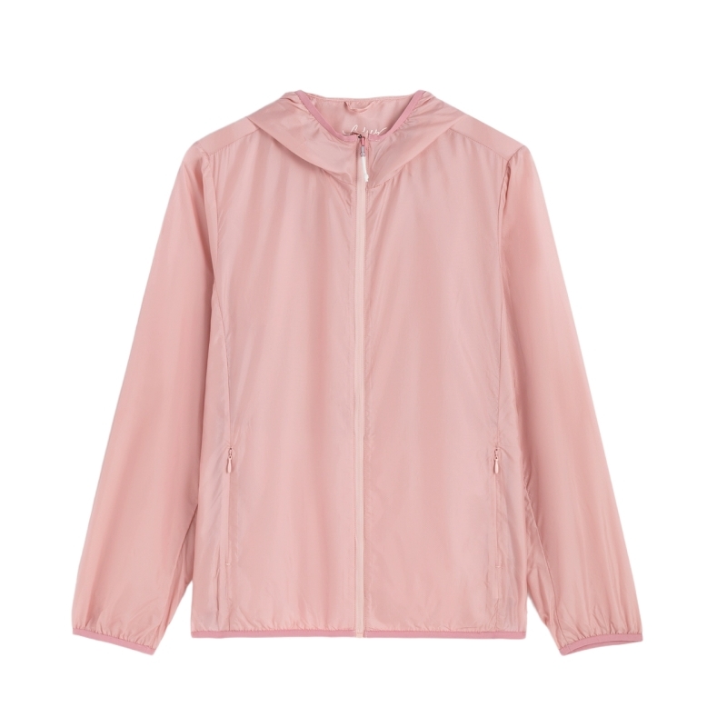 班尼路高级便携式防紫外线风衣女薄外套防晒衣连帽皮肤衣新款新款