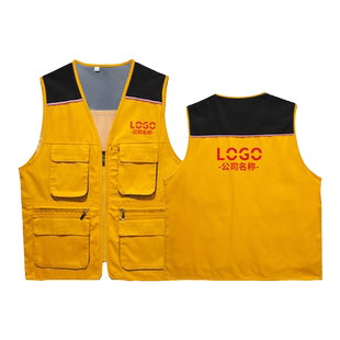 工作服马甲定制工装修公司马甲工人施工地劳保广告活动背心印logo